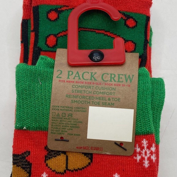 Basic Resources 2Pk Nutcracker Socks - Picture 3 of 3